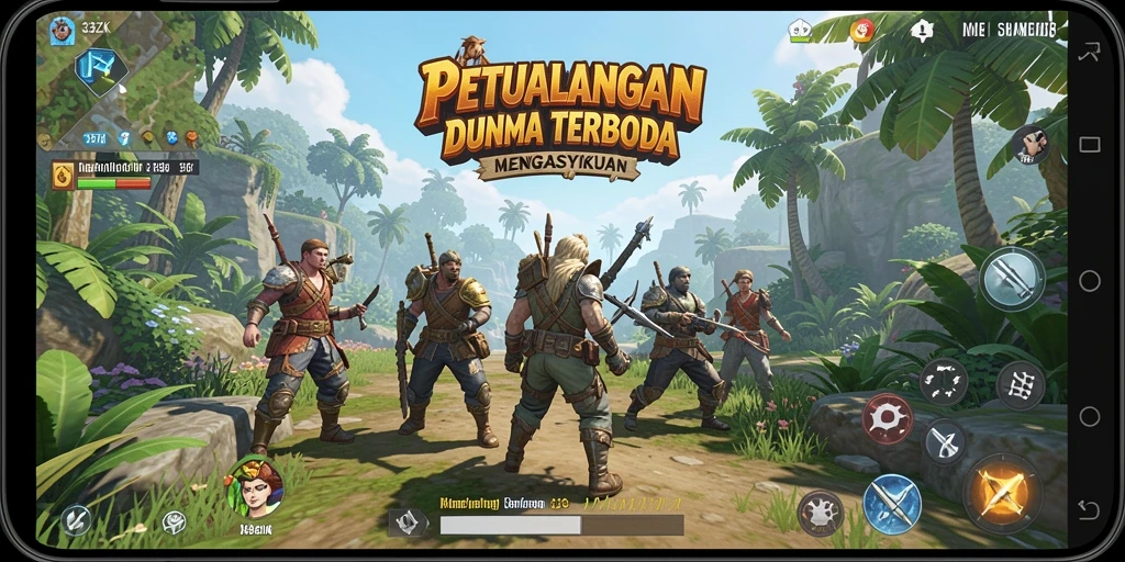 Tampilan gameplay 33ZK menunjukkan petualangan seru di dunia terbuka.