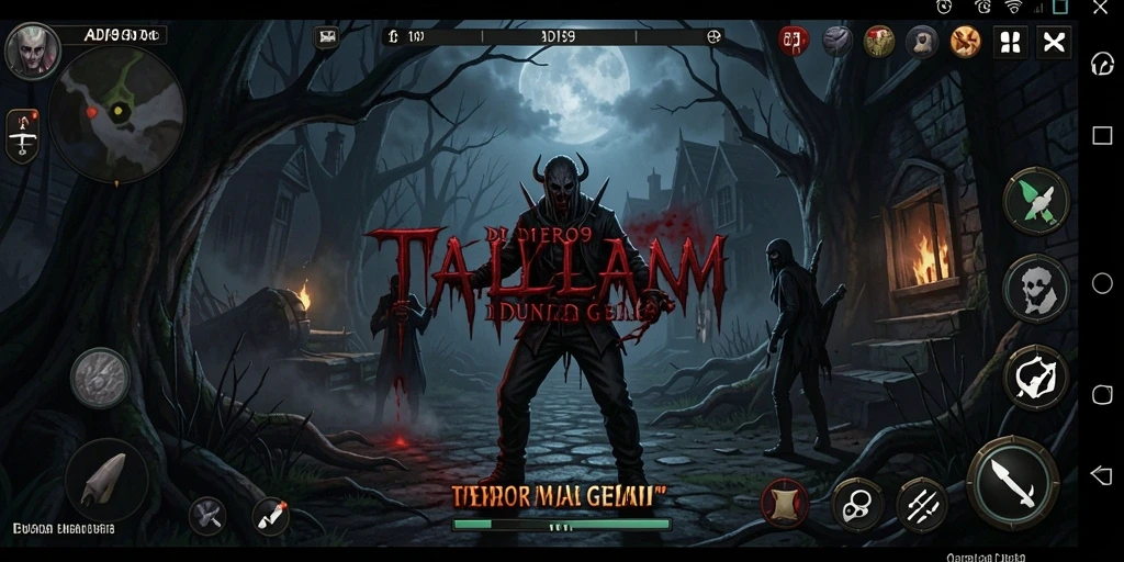 Tampilan gameplay seram yang menakutkan di ADI99.
