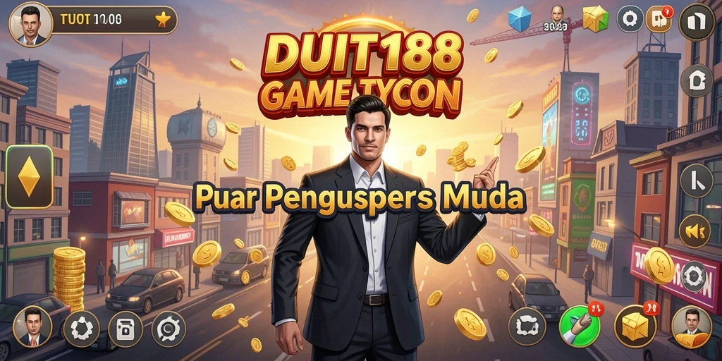 Tampilan gameplay seru dari game Tycoon DUIT188.