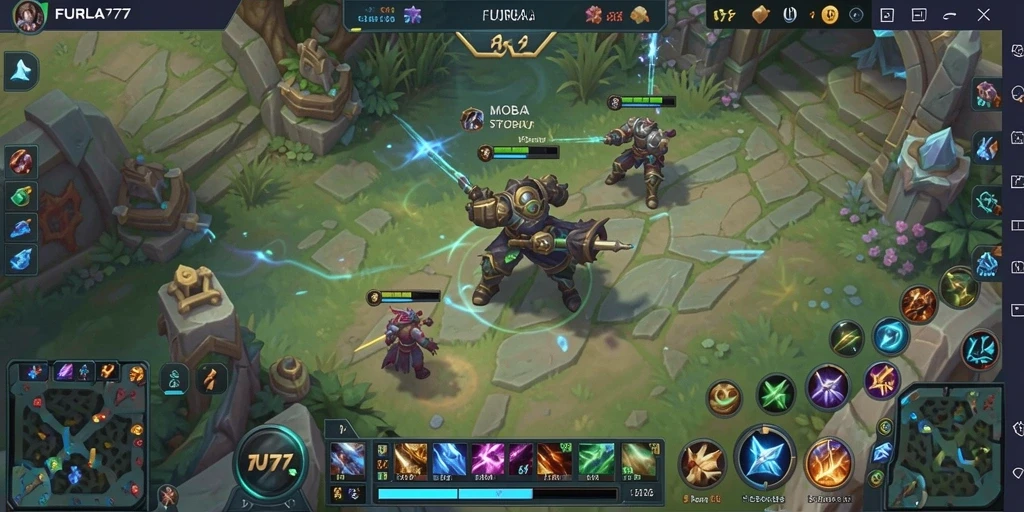 Tampilan gameplay FURLA77 yang seru dan mendebarkan.