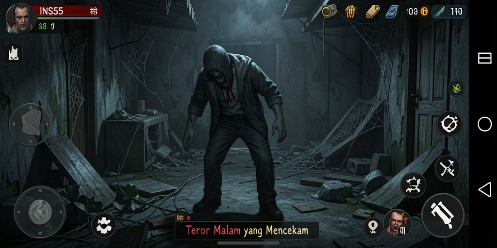 Gameplay mencekam dari INS55 di dunia Horror.