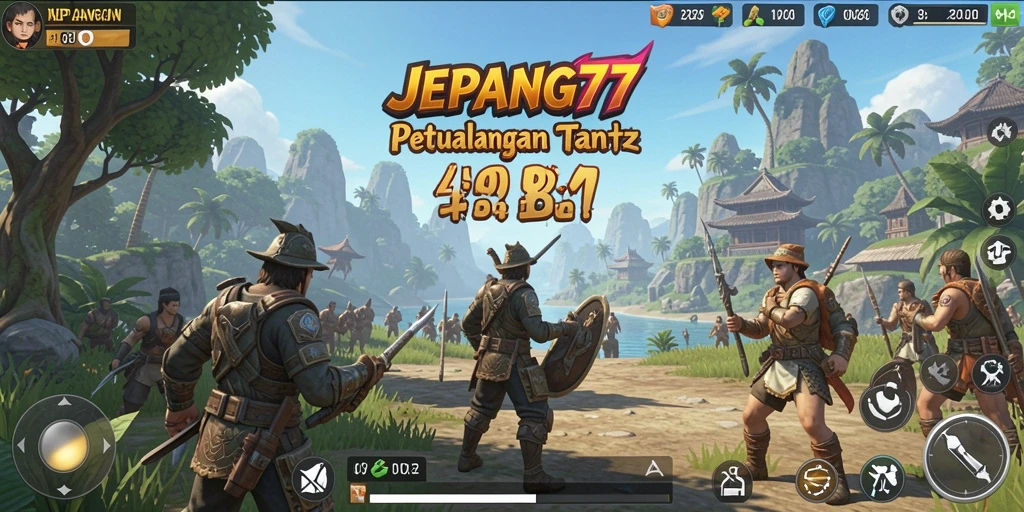 Screenshot JEPANG77 menampilkan lingkungan Open World yang luas dan indah.