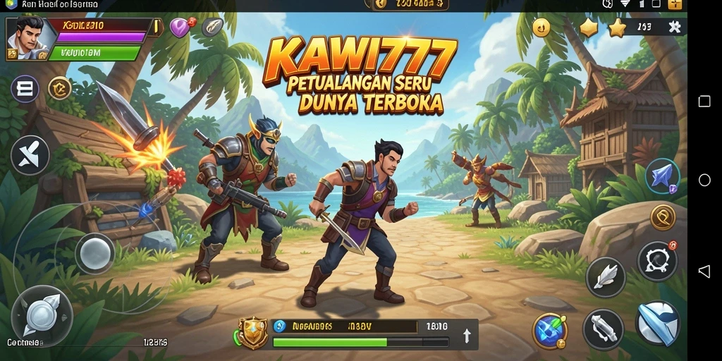 Screenshot KAWI777 memperlihatkan gameplay Open World yang mendebarkan.