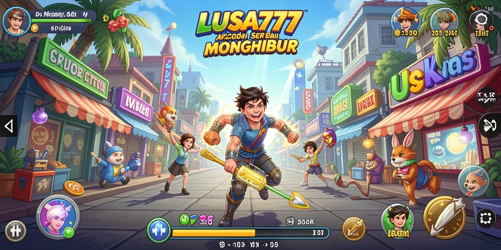 Screenshot gameplay LUSA777 dengan grafis menawan dan tantangan seru.