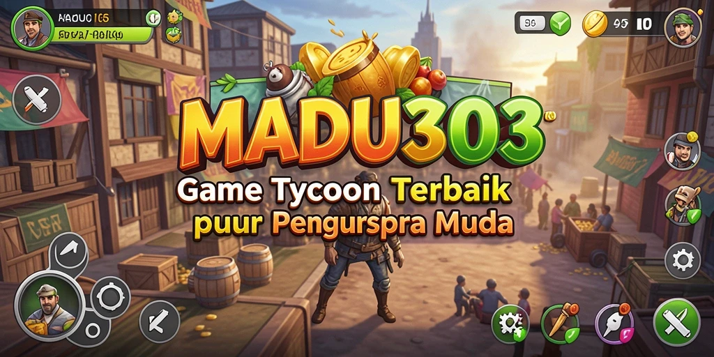 Tampilan gameplay <strong>MADU303</strong> yang memukau dalam simulasi Tycoon.