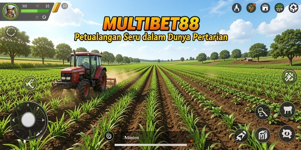 Screenshot menunjukkan gameplay menarik dalam dunia pertanian.