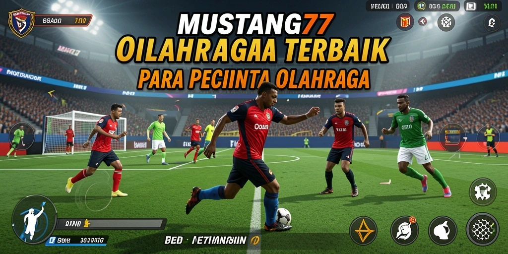 Tampilan gameplay olahraga yang menarik di MUSTANG77.