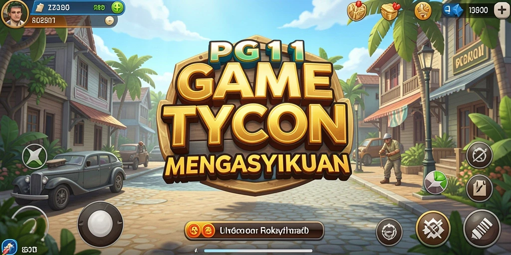 Screenshot menampilkan gameplay menarik dengan elemen manajemen bisnis Tycoon.