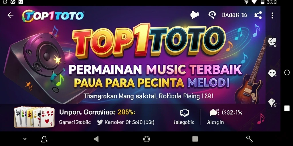 Gameplay seru dalam permainan musik TOP1TOTO.